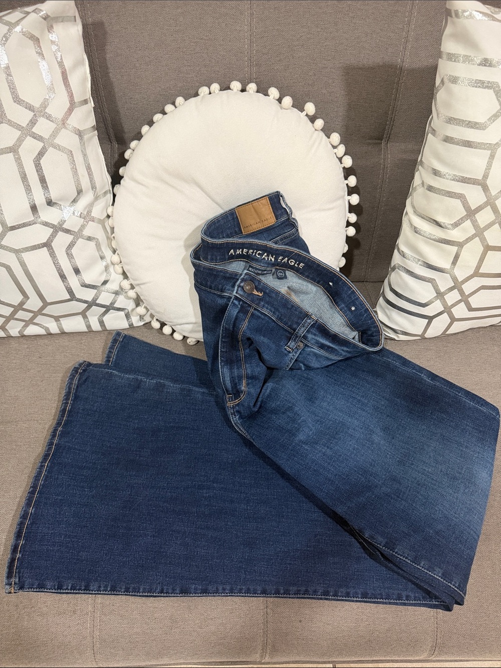 American Eagle Outfitters Dark Blue Women's Jeans Overalls